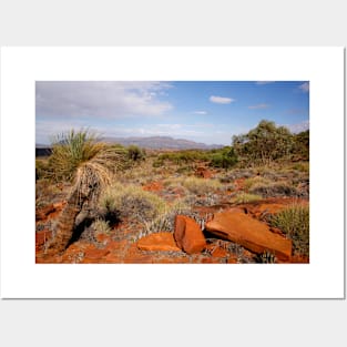 Australian Outback Desert Landscape Posters and Art